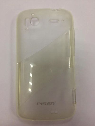 Лот: 10535585. Фото: 1. Чехол HTC Sensation Pisen Белый... Чехлы, бамперы