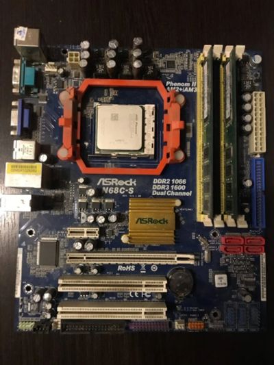 Лот: 16764837. Фото: 1. AM2+ AM3/AMD Phenom x4 9650 4... Комплекты запчастей