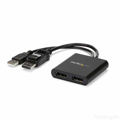 Лот: 21438976. Фото: 1. Разветвитель Startech DisplayPort... Шлейфы, кабели, переходники