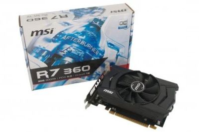 Лот: 10642793. Фото: 1. MSI R7 360 2048GB быстрее GTX... Видеокарты