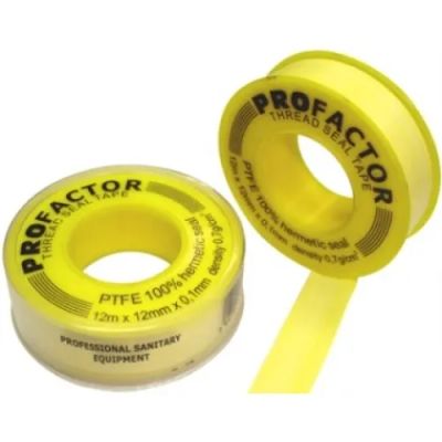 Лот: 23284135. Фото: 1. Лента фум PROfaktor 15 m x 19... Клеи, герметики, пена монтажная, клейкие ленты