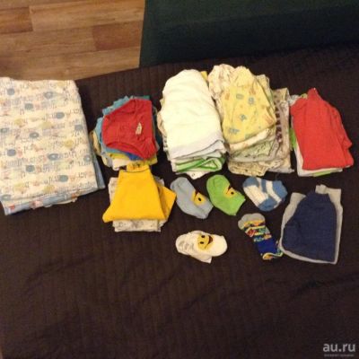 Лот: 7466358. Фото: 1. Пакет вещей на малыша от 3хмес... Одежда для дома