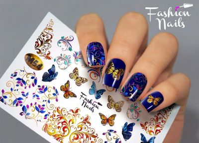 Лот: 10742171. Фото: 1. слайдер дизайн fashion nails metallic... Украшения, дизайн ногтей