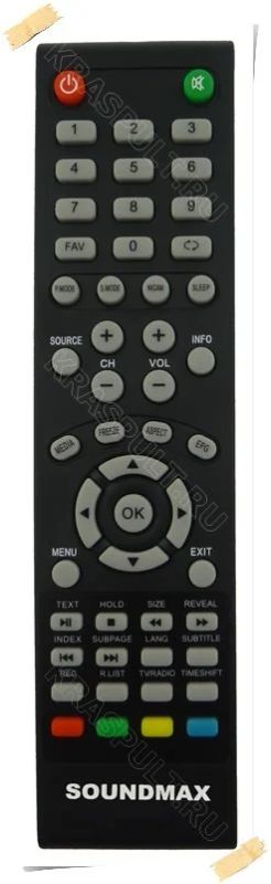 Лот: 15908843. Фото: 1. Пульт SOUNDMAX SM-LED22M05, SM-LED28M04. Пульты ДУ