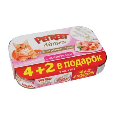 Лот: 10399222. Фото: 1. Корм Petreet Для Кошек Кусочки... Корма