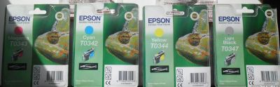 Лот: 8499632. Фото: 1. картриджи Epson (цена зa все). Картриджи, расходные материалы