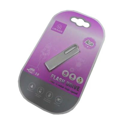 Лот: 25800284. Фото: 1. Флешка USAMS 4GB USB 2.0 METAL. USB-флеш карты