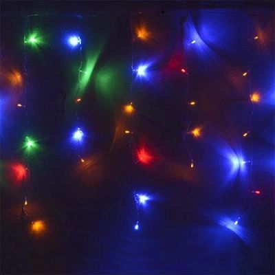 Лот: 17019200. Фото: 1. Гирлянда - бахрома 72 led, 1,6... Гирлянды, шарики, новогодние аксессуары