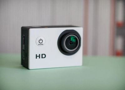 Лот: 5307719. Фото: 1. Экшн-камера (как Gopro) Белая... Видеокамеры