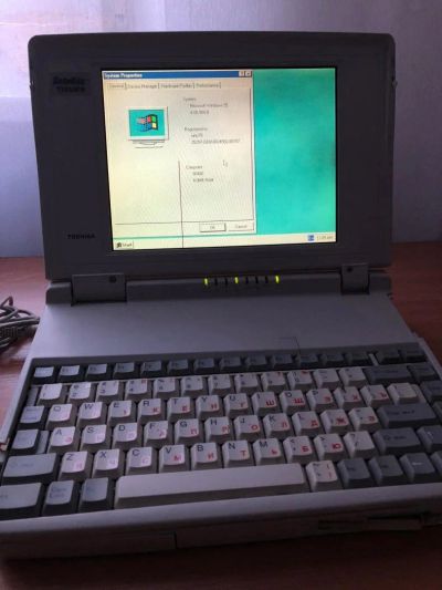 Лот: 11044924. Фото: 1. Toshiba Satellite T1910CS Win95... Ноутбуки