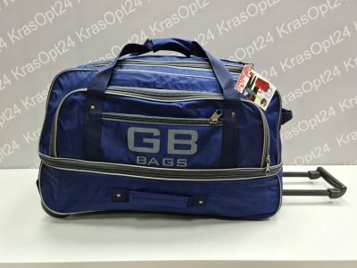 Лот: 13527087. Фото: 1. Сумка-чемодан "GB" синяя, Омск. Чемоданы и сумки дорожные