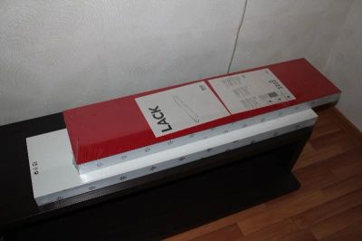 Лот: 3245265. Фото: 1. Полка Ikea Lack белая. Полки, стеллажи, этажерки