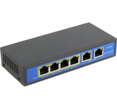 Лот: 8547658. Фото: 1. tscam.poe PoE switch коммутатор... Видеонаблюдение