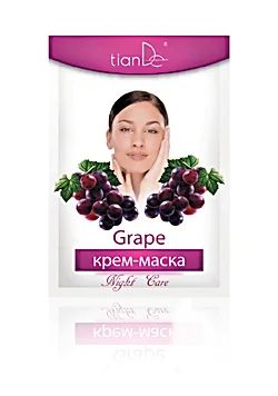 Лот: 3445428. Фото: 1. Крем-маска ночная "Виноград" TianDe... Уход за лицом 