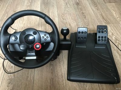 Лот: 16045677. Фото: 1. Руль Logitech Driving Force GT. Рули, джойстики