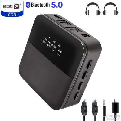 Лот: 15843276. Фото: 1. Bluetooth 5.0 aptX аудио ресивер... Другое (аудиотехника)