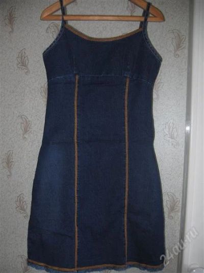 Лот: 1632442. Фото: 1. Сарафан джинсовый разм. 40-42. Платья
