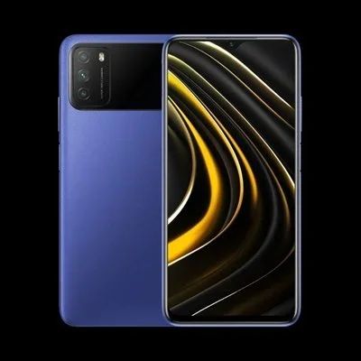 Лот: 17131570. Фото: 1. Xiaomi POCO M3 4/64Gb Blue | Snapdragon... Смартфоны