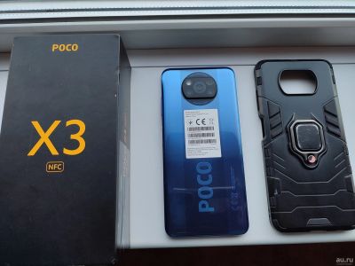 Лот: 17537521. Фото: 1. Poco X3 NFC Cobalt Blue 6/64... Смартфоны