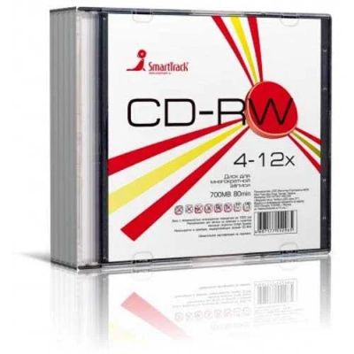 Лот: 4452743. Фото: 1. Smart track CD-RW 700Mb 4-12x... CD, DVD, BluRay