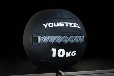 Лот: 25046996. Фото: 1. Набивной мяч BLK 10кг YouSteel. Фитнес, аэробика и гимнастика