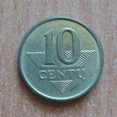 Лот: 20182949. Фото: 1. Литва. 10 сентов 1997 г. Страны СНГ и Балтии