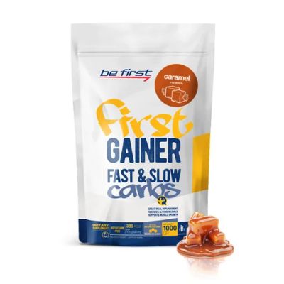 Лот: 11304067. Фото: 1. Гейнер First Gainer Fast & Slow... Спортивное питание, витамины