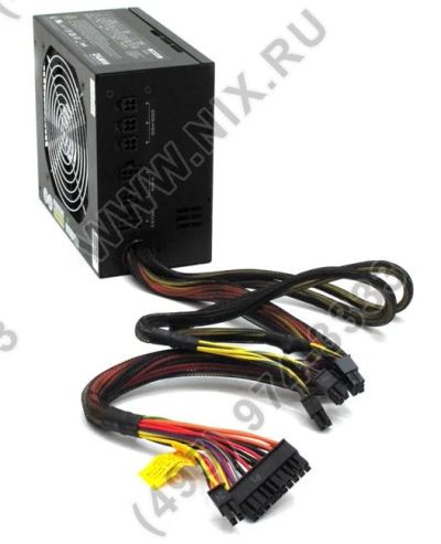 Лот: 6296101. Фото: 1. Блок питания Zalman ZM600HP Black... Корпуса, блоки питания