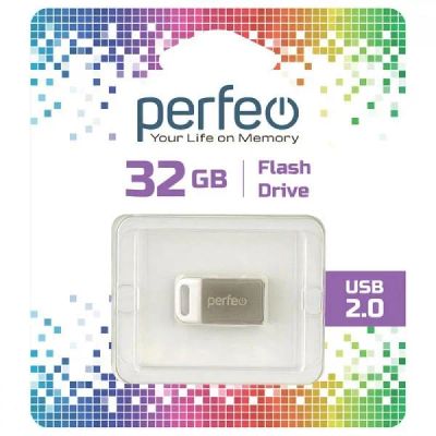 Лот: 24532323. Фото: 1. USB-флешка Perfeo Metal Series... USB-флеш карты