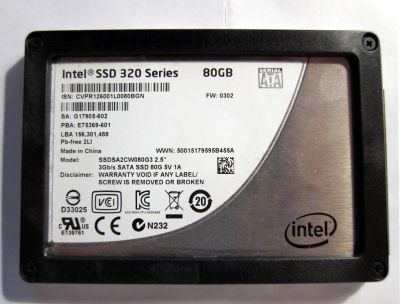 Лот: 6574623. Фото: 1. Жесткий диск Intel SSD 320 Series... SSD-накопители
