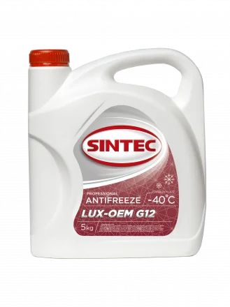 Лот: 16646062. Фото: 1. Антифриз Sintec красный G12 5кг. Средства по уходу