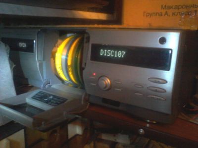 Лот: 16640135. Фото: 1. ПКД на 200 дисков (2 деки, чейнджер-автомат... CD-проигрыватели и чейнджеры