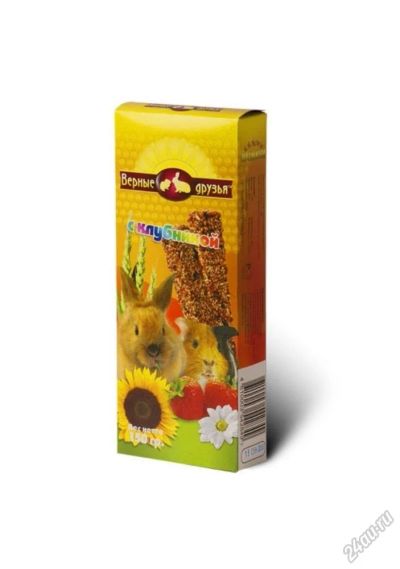 Лот: 5854884. Фото: 1. Лакомство Верные друзья для грызунов... Корма