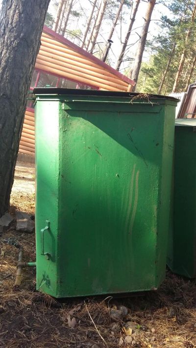 Лот: 6514909. Фото: 1. металлический мусорный контейнер... Баки, ёмкости