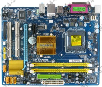 Лот: 10363911. Фото: 1. Материнская плата Gigabyte ga-g31M-em2c... Материнские платы