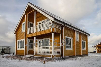 Лот: 11053414. Фото: 1. Дом 8х9.5 из профилированного... Срубы, бани, дома