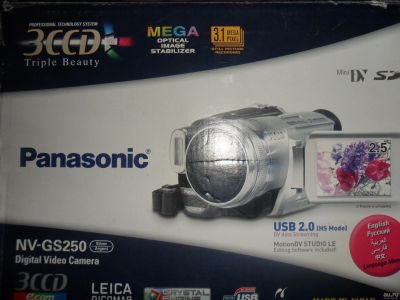 Лот: 15711909. Фото: 1. Видеокамера Panasonic gs-250 полный... Видеокамеры