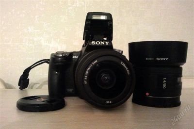 Лот: 2237473. Фото: 1. Sony SLT-A33 (SAL 18-55 f3.5-5... Цифровые зеркальные