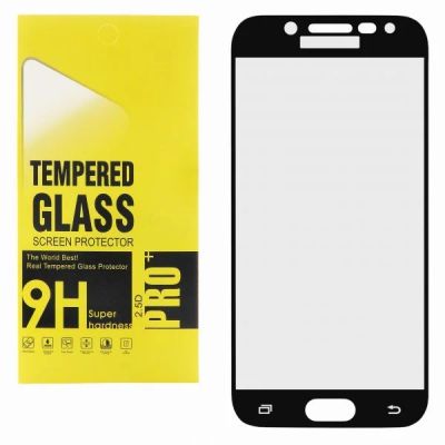 Лот: 14535195. Фото: 1. Защитное стекло Samsung J5 Black. Дисплеи, дисплейные модули, тачскрины