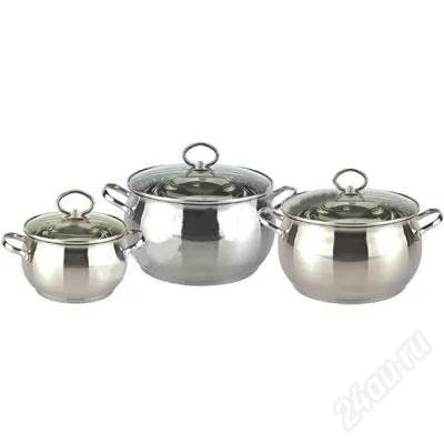 Лот: 1678137. Фото: 1. Набор посуды BOHMANN BH-0602. Сковороды и сотейники