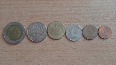 Лот: 21511545. Фото: 1. Набор монет Таиланда . 6 шт. Наборы монет