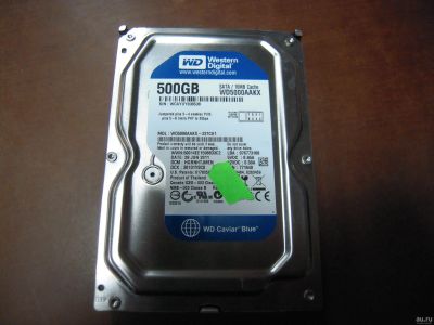 Лот: 14914917. Фото: 1. HDD 500gb WD5000AAKX, жесткий... Жёсткие диски (HDD)