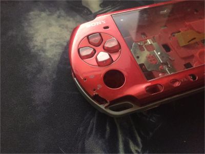 Лот: 11023807. Фото: 1. Панель для PSP (красная) б\у. Запчасти для игровых приставок, консолей