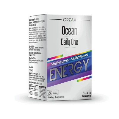 Лот: 25440320. Фото: 1. Orzax Осеan Daily One Energy Поливитамины... Лекарства