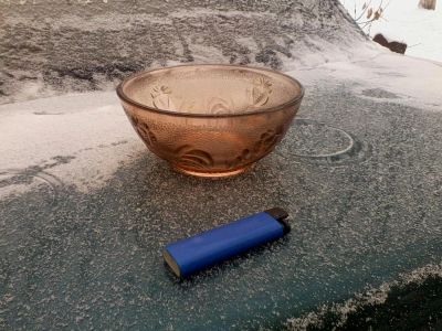 Лот: 6693615. Фото: 1. ваза конфетница цветное стекло... Предметы интерьера и быта