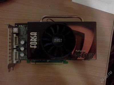 Лот: 1305675. Фото: 1. видеокарта GeForce 9600GT Forsa... Видеокарты
