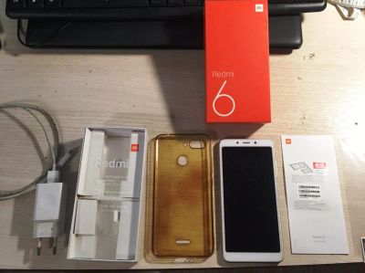 Лот: 18438432. Фото: 1. Xiaomi Redmi 6 3/32 гб золотистый... Смартфоны