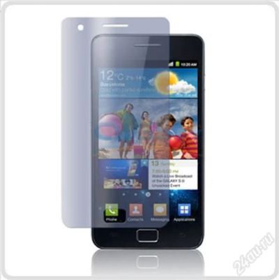 Лот: 1860970. Фото: 1. пленка для samsung galaxy s 2. Защитные стёкла, защитные плёнки