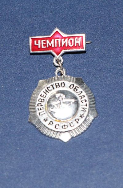 Лот: 3079738. Фото: 1. Первенство области РСФСР. Чемпион... Памятные медали