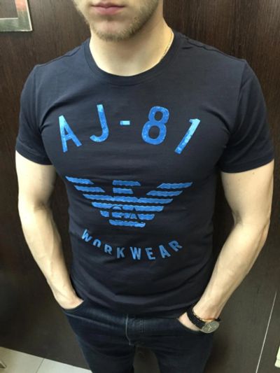 Лот: 7437703. Фото: 1. Футболка Armani Jeans 81. Футболки, поло